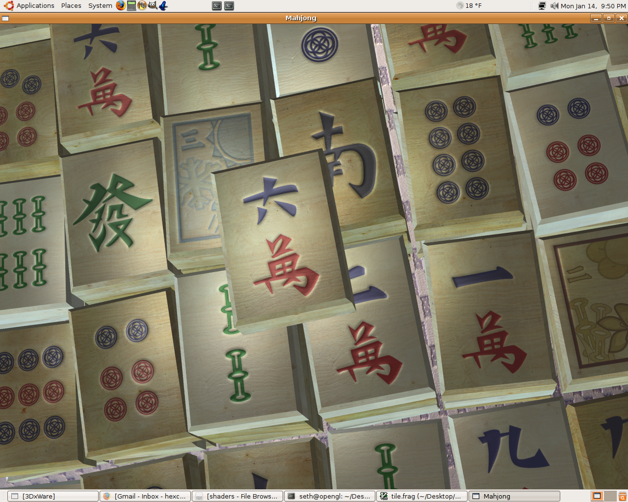 Mahjong solitaire